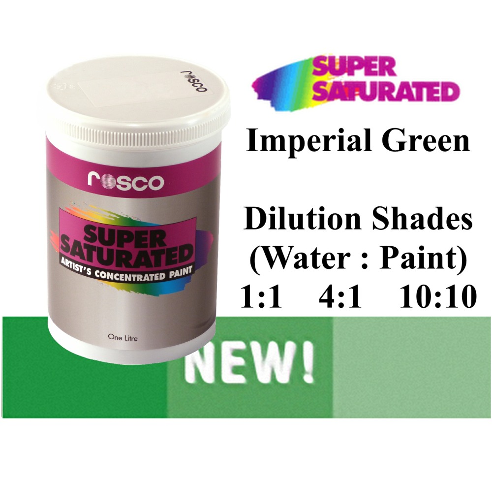1l Rosco Super Saturated Imperial Green Paint